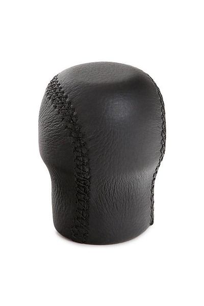 CarPassion Nucă pentru schimbător de viteze 10059CP, piele naturală, negru