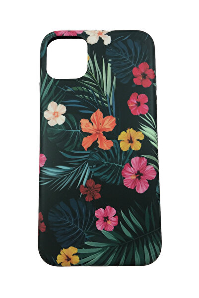 OEM Carcasă compatibilă cu iPhone 11 6.1, Carcasă din silicon, Hibiscus