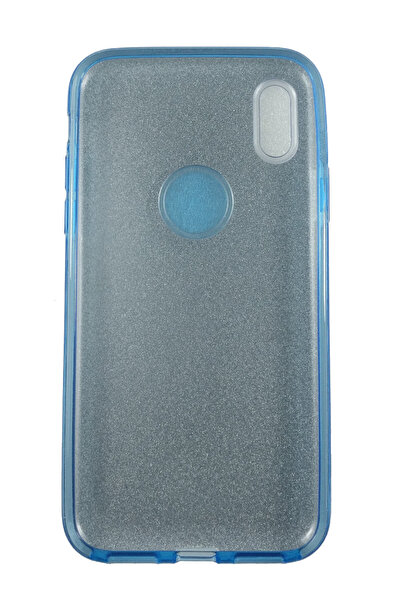 OEM Θήκη συμβατή με iPhone XR, σιλικόνη με γκλίτερ, μπλε
