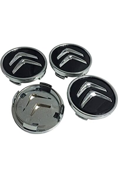 Citroen Σετ 4 καλυμμάτων τροχών 57/60 mm, μπλε ναυτικό, για ζάντες αλουμινίου