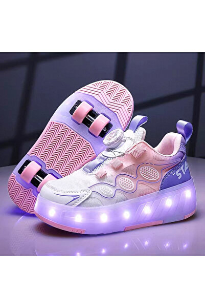 LİLLYPİCCA Kız Çocuk Spor Ayakkabı Şarj Edilebilir Farklı Modlarda Led Işıklı...