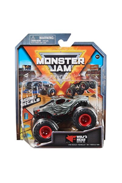 Evelise MONSTER JAM MASINUTA METALICA WOLF'S HEAD SCARA 1 LA 64