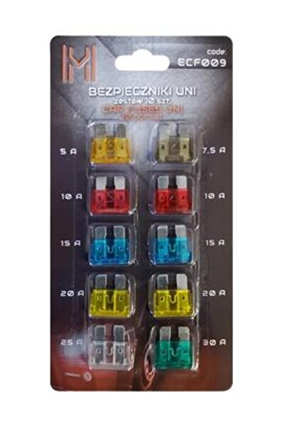 MVM Set 10 siguranțe auto standard ECF009, 5-30 A