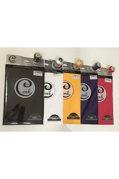 Yüsra Shop 5 Pcs Cenk Imported Writing 5 Pcs Polyester Writing String with 20 Gr