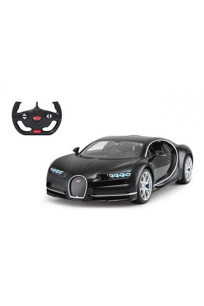 Rastar Bugatti Chiron Black Remote Control Car 1/14 Scale