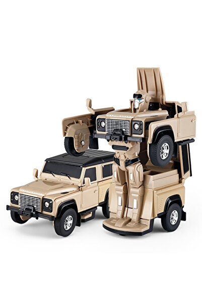 Rastar LAND ROVER DEFENDER CONVERTIBLE METAL WHEEL BEJ WITH LADDER 1 LA 32