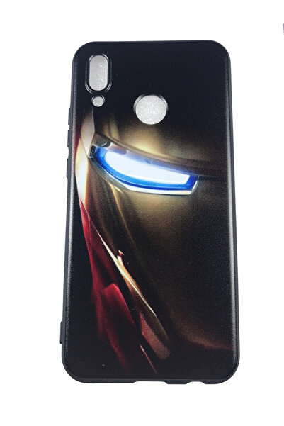 OEM Carcasă compatibilă cu Huawei P20 Lite, silicon cu relief, Iron Man