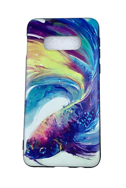 OEM Carcasă compatibilă cu Samsung Galaxy S10e, silicon în relief, Pește japonez