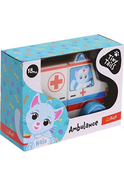 Trefl Tiny Tails Jucarie De Lemn Ambulanta