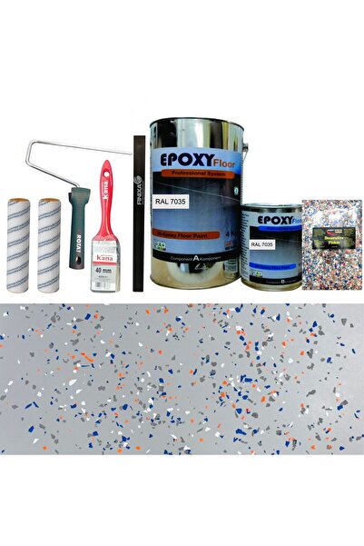 OEM Kit Complet Vopsea Epoxidica Gri Deschis Sporty Orange