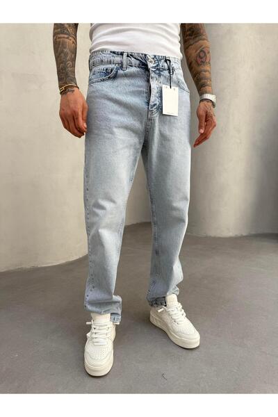 KağanKY Ice Blue Baggy Jeans