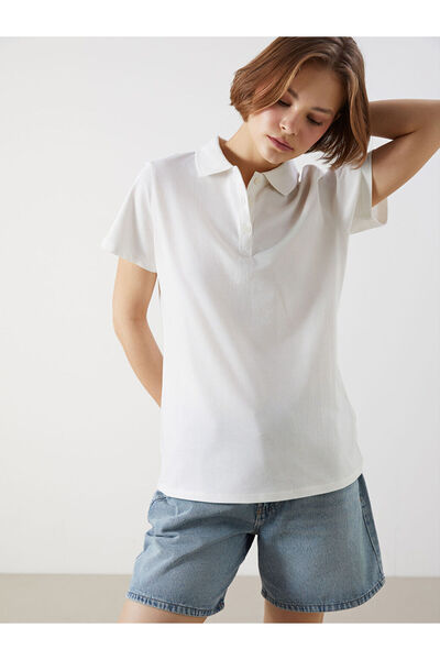 LC Waikiki Sparkling Choices by Shining Store Devrik Roba Yaka Pike Women's T...