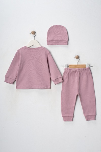 DIMPLE BABY Bereli 3 Piece Organic Cotton Flexible Baby Set
