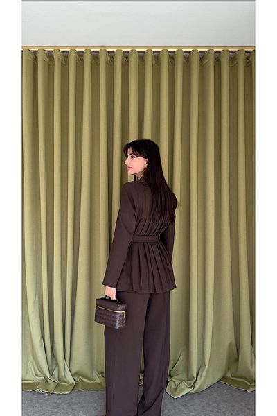 HAZELANNA Piliseli Premium Bitter Brown Blazer