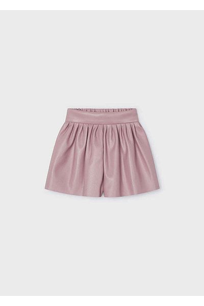 MAYORAL Girl's Faux Leather Shorts