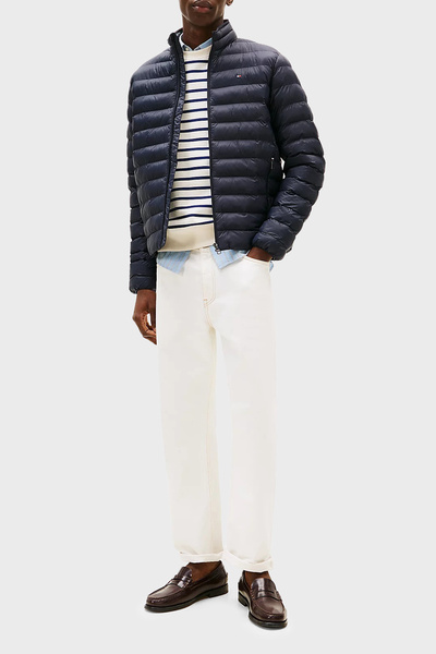 Tommy Hilfiger Regular Fit Dik Yaka Kapitoneli Mont Erkek MONT MW0MW39990 DW5