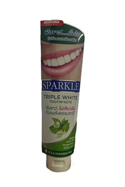 SPARKLE معجون أسنان ثلاثي الأبيض