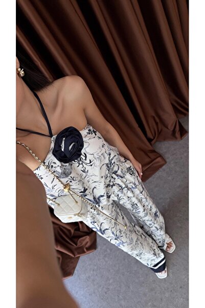 HAZELANNA Patterned Satin Set