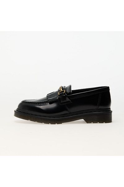 Dr. Martens Doc Martens Adrian Loafers Polished Smooth Leather, Unisex Leather Loafers, Shiny Black