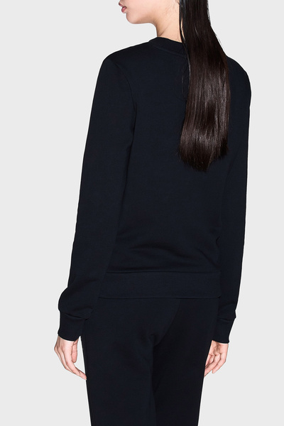 Armani Exchange Cotton Regular Fit Crew Neck Sweat with Stone Logo Sweat Xw000985 Af14284 Uc