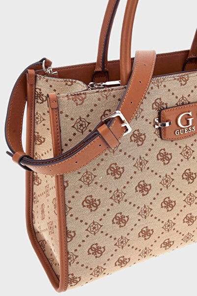 Guess Neda 4g Logo Printed Large Bag with Adjustable Strap Hwjp9654220 Bag Hwjp96 54220 Ltl