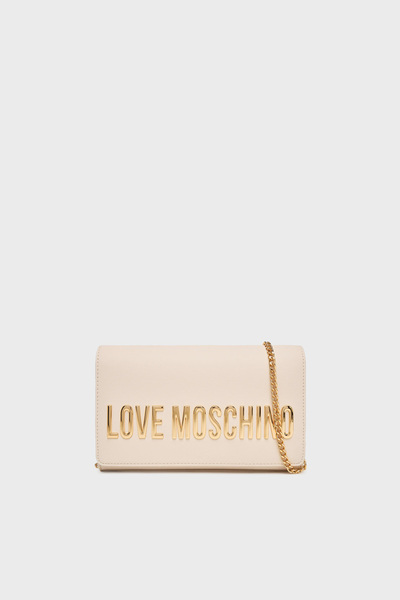 Love Moschino Fixed Chain Strap Bag with Logo Bag Jc4103Pp1Nkd0110