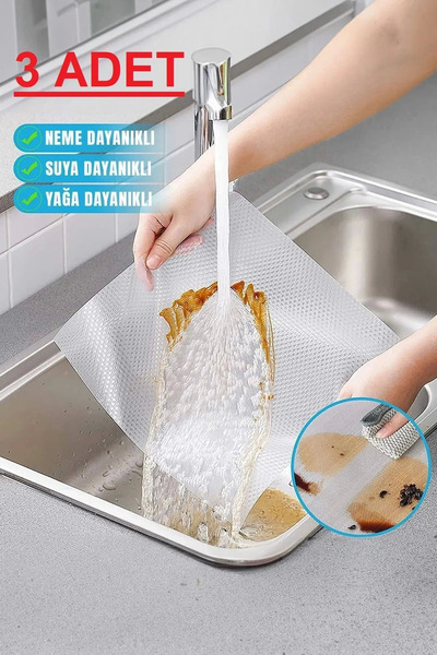 Clevora (3 KOMADA) Višenamenska praktična neklizajuća navlaka za police 45 cm...