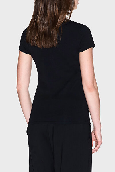 Armani Exchange Λογότυπο με πέτρα 100% βαμβακερό μπλουζάκι με λεπτή λαιμόκοψη T SHIRT XW001349 AF17