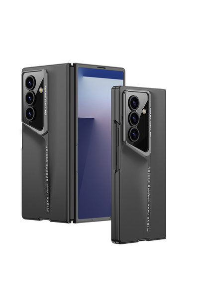 Rivor Samsung Galaxy Z Fold 7 Uyumlu Kılıf Ultra İnce Kamera Korumalı Sert Ru...