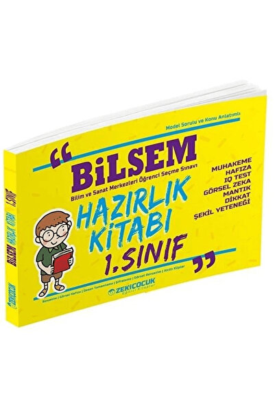 Zeki Çocuk Yayınları 1. Sınıf Bilsem Hazırlık Kitabı / Kolektif / Zekiçocuk E...