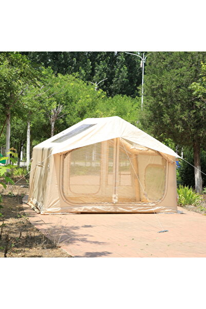 SHUFA Galaksi Serisi | 8 m² Şişme Kamp Çadırı – 4 Mevsim – Geniş & Şeffaf Tavanlı – 315x250x220 cm