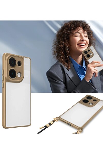 CepteToptan Myt09 Xiaomi Redmi Note 13 Pro 4g Case Penta Silicone Case - Desert Titanium