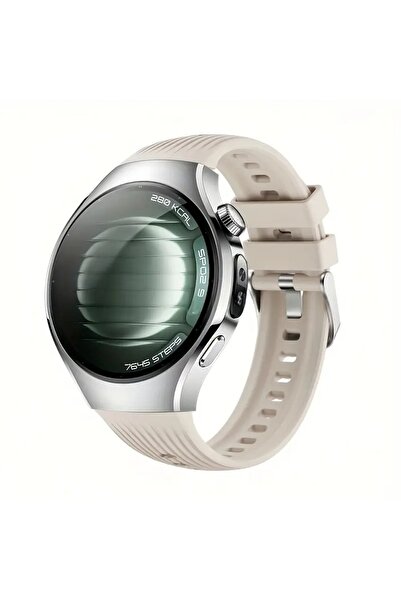 NANOSPACE Huawei Watch 5 46mm için Silikon Çizgili Renkli Kordon