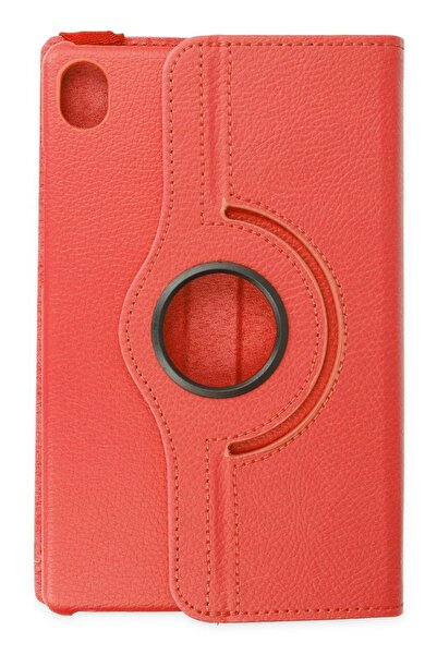 CepteToptan Myt09 Lenovo Tab M8 Case 360 Tablet Leather Case - Red