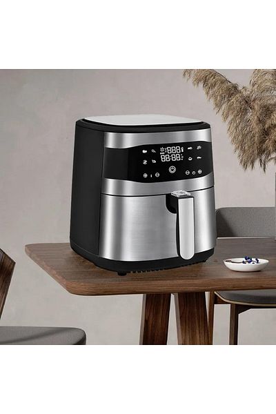 Tradeo Large Capacity Air Fryer, 15L Capacity, 3500W Power, Stainless Steel, Non-stick Large Frying Pot.