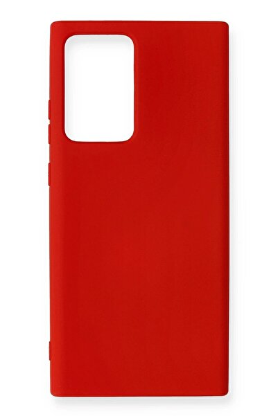 CepteToptan Myt09 Samsung Galaxy Note 20 Ultra Case Nano Inside Velvet Silicone - Red