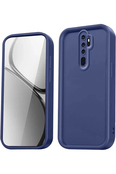 CepteToptan MYT09 Xiaomi Redmi Note 8 Pro Case Viera Silicone - Navy Blue