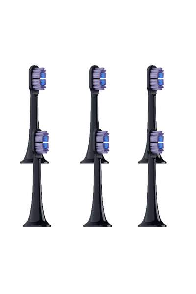 Choice3 ٦ قطع بنفسجية، ٦/٨ قطع، رؤوس فرشاة بديلة لفرشاة الأسنان الكهربائية ال...