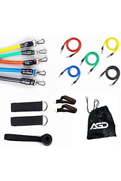 AGD Resistance Bands 11-Piece Set for Home Workout