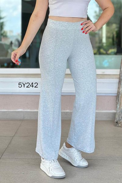 İnce Topuk Grass Rib Fabric Trousers 5Y242