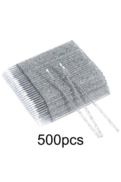 choice2 500 قطعة من فرشاة تطبيق الرموش الكريستالية السوداء الدقيقة لتمديد الر...