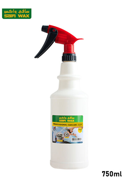 SAFI WAX زجاجة رذاذ متعددة الأغراض سعة 750 مل مع فوهة قابلة للتعديل ومقاومة ل...
