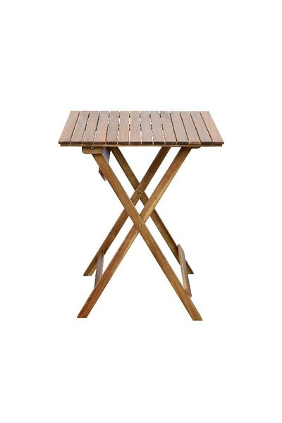 SERSIMO Folding wooden table for garden or balcony, Art Garden, 60x60cm