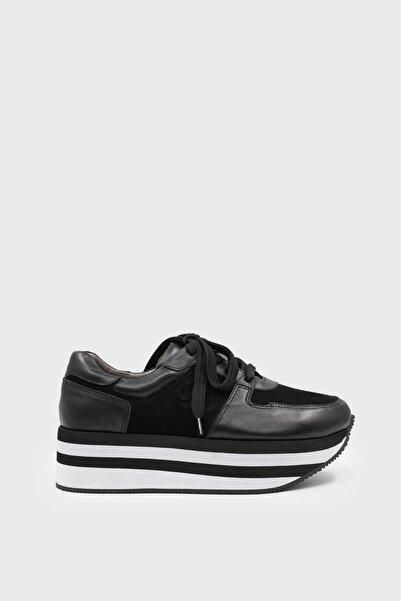 SHOEMOL SKS-064 Siyah Kadın Sneaker