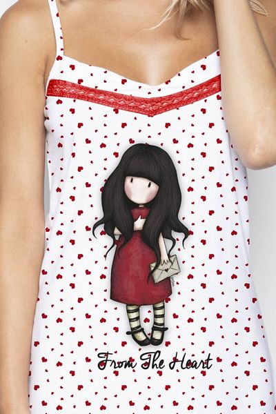 Santoro Gorjuss night shirt from the heart xs