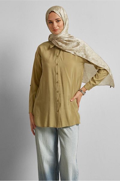 Alvina Shirt Collar Tunic 45771
