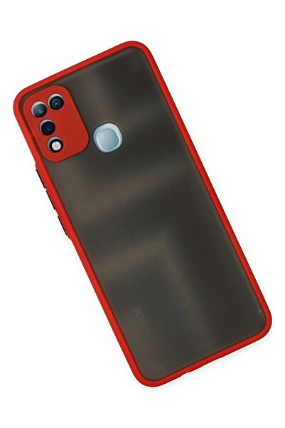 CepteToptan Myt09 Infinix Hot 10 Play Case Montreal Silicone Cover - Red