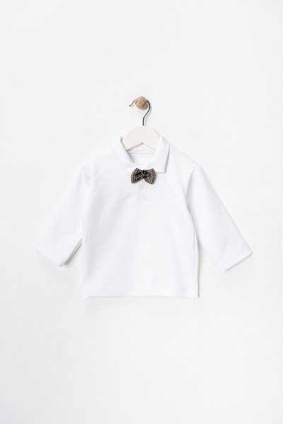 DIMPLE BABY Beanie Teddy Bear Embroidered Wooden Button Bow Tie Slopet Jumpsuit