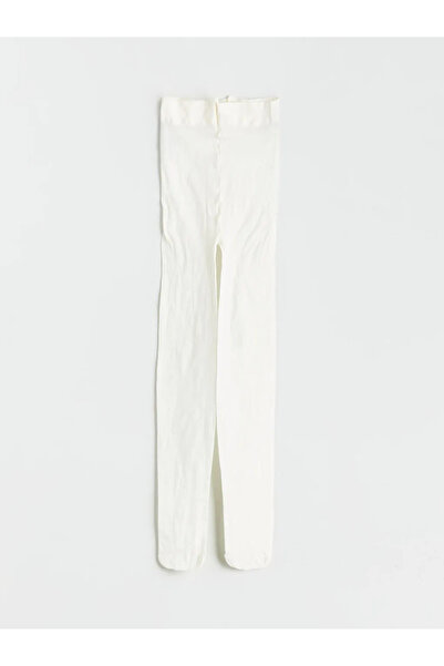 LC Waikiki LCW babyBej Beli Lastikli Kız Çocuk Etek Ve Külotlu Çorap 2'li