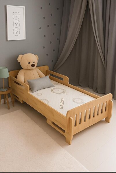 BEEVOLİ Bebek Karyolası-Bebek Yatağı-Çocuk Yer Yatağı-Bebek Yer Yatağı-Karyol...